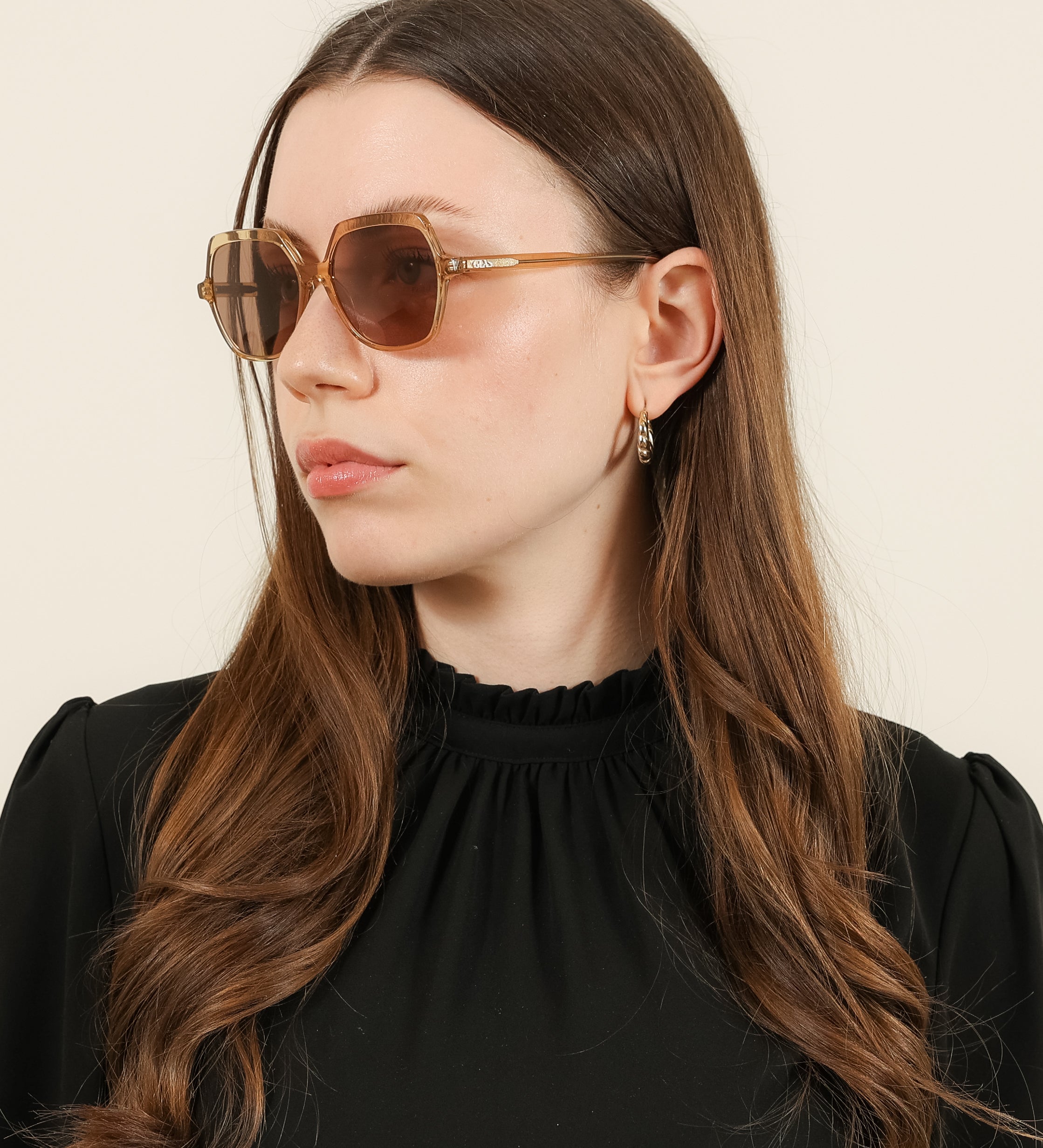 Andrea Caramel Sunglasses