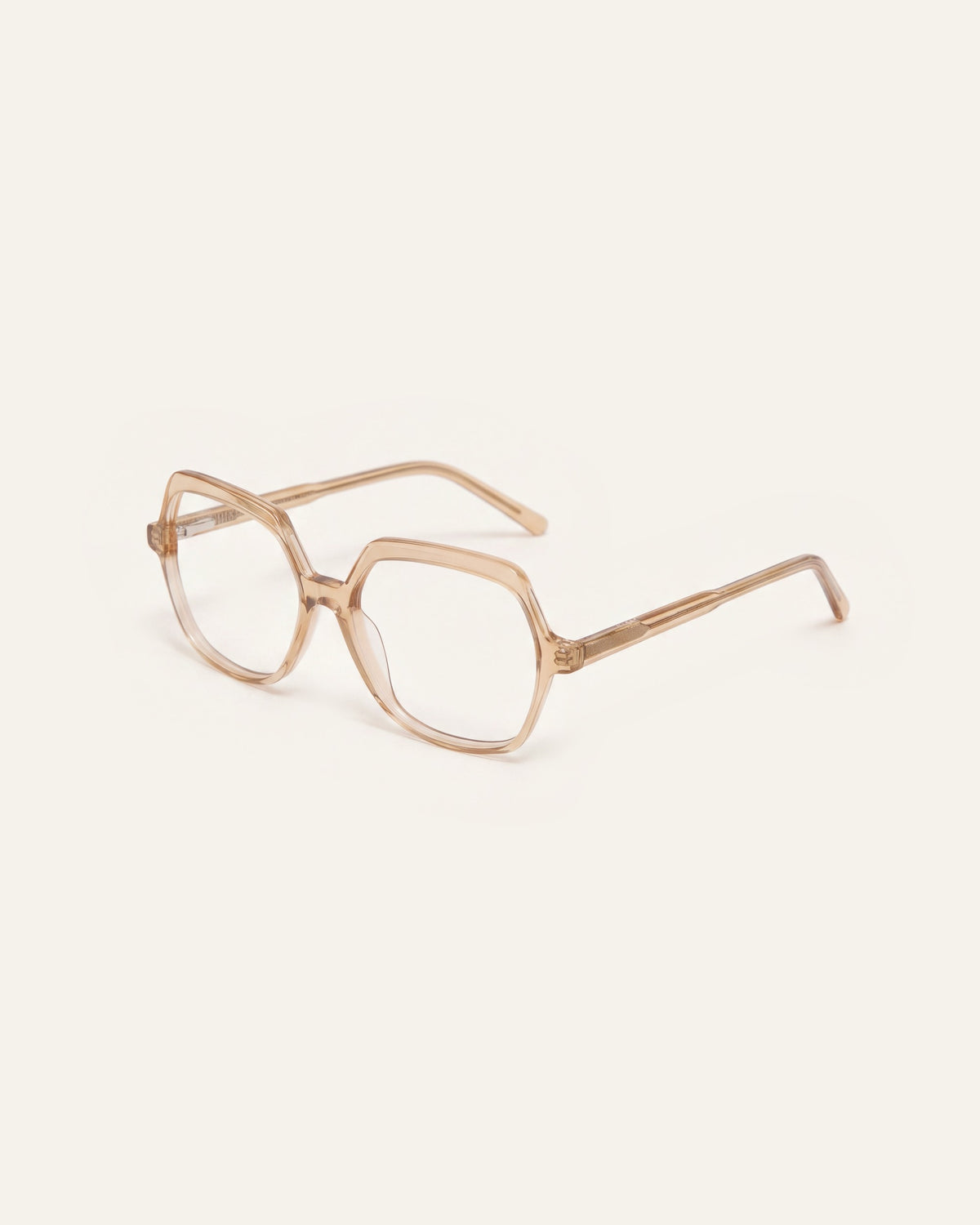 Andrea Caramel Blue Light, three quarter