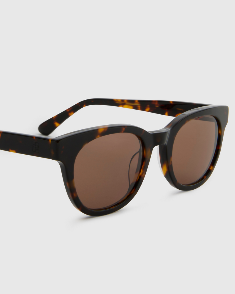 Jamie Turtle Brown Sunglasses
