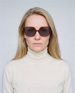 Andrea Wine Red Progressive Sunglasses