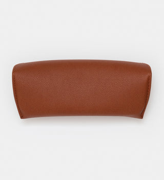 Case in vegan leather brown