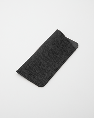 Vegan Leather Sleeve Black