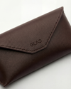 Vegan Leather Envelope Case Brown